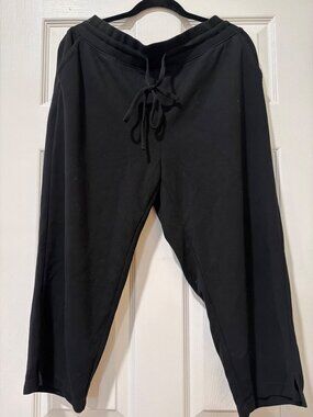 Be Cool Black Drawstring Relaxed Fit Jogger Pants XL